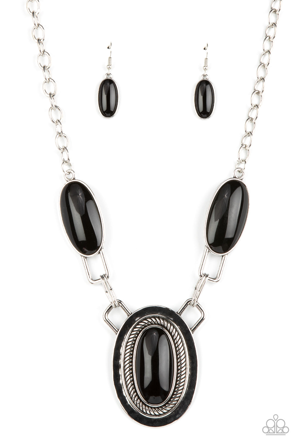 Paparazzi Accessories-Count to TENACIOUS - Black-Neckalace