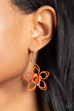 Load image into Gallery viewer, Paparazzi Accessories-Botanical Bonanza - Orange-Earring
