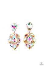 Load image into Gallery viewer, Paparazzi Accessories-Galactic Go-Getter - Copper-Earrings

