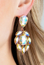 Load image into Gallery viewer, Paparazzi Accessories-Galactic Go-Getter - Copper-Earrings
