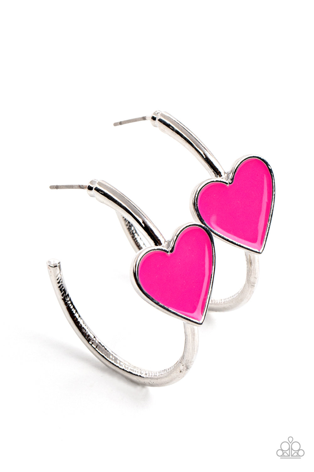 Paparazzi Accessories-Kiss Up - Pink-Earring