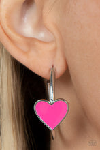 Load image into Gallery viewer, Paparazzi Accessories-Kiss Up - Pink-Earring
