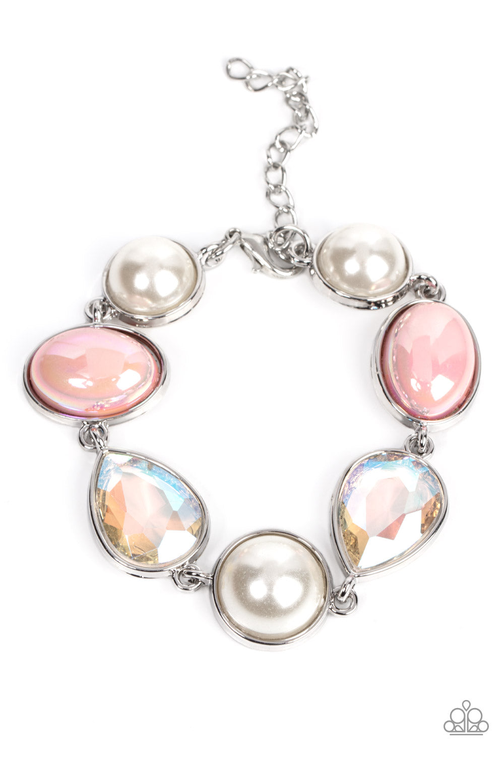 Paparazzi Accessories-Nostalgically Nautical - Pink-Bracelet