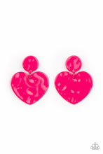Load image into Gallery viewer, Paparazzi Accessories-Just a Little Crush - Pink-Earring
