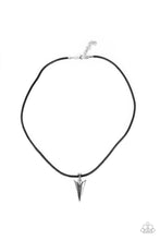 Load image into Gallery viewer, Paparazzi Accessories-Pharaohs Arrow - Black-Necklace
