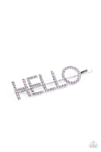 Load image into Gallery viewer, Paparazzi Accessories-Hello There - Purple
