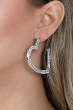 Load image into Gallery viewer, Paparazzi Accessories-AMORE to Love - White-Earring
