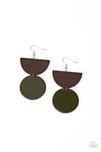Load image into Gallery viewer, Paparazzi Accessories-Beach Bistro - Green-Earring
