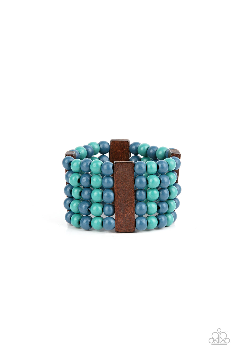 Paparazzi-Accessories - Island Soul - Blue-Bracelet