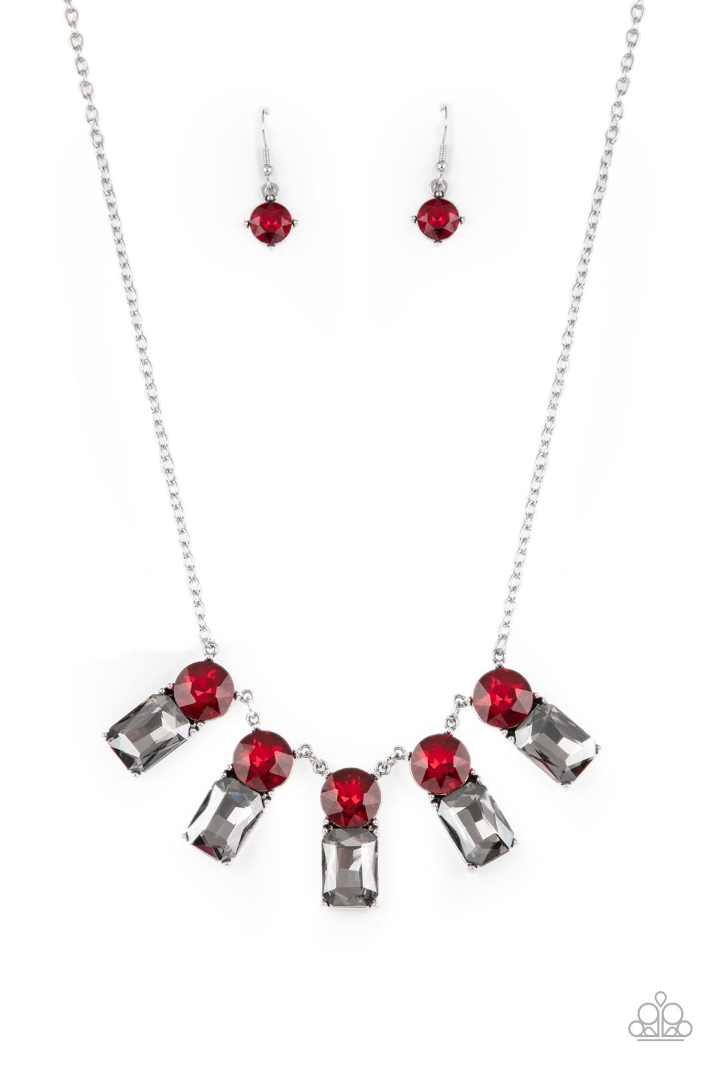Paparazzi Accessories-Celestial Royal - Red-Necklace