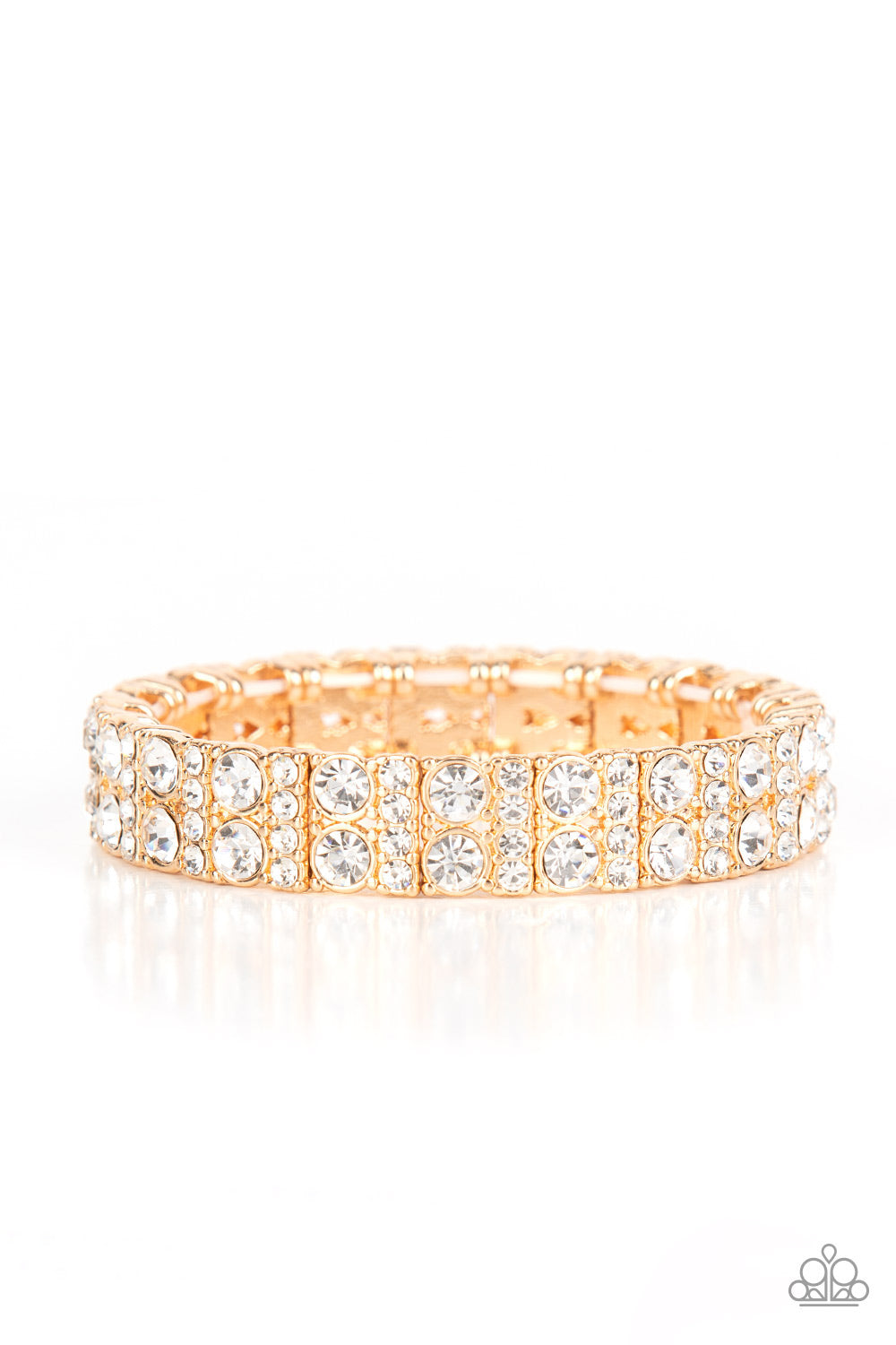 Paparazzi Accessories-Mic Dropping Drama - Gold