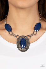 Load image into Gallery viewer, Paparazzi Accessories-Count to TENACIOUS - Blue-Necklace
