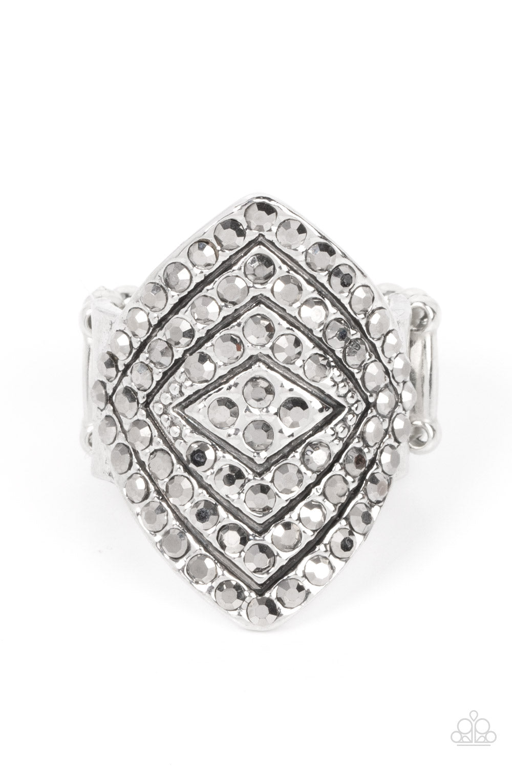 Paparazzi Accessories-Plead GLITZY - Silver