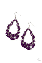 Load image into Gallery viewer, Paparazzi Accessories-Tenacious Treasure - Purple-Earrings
