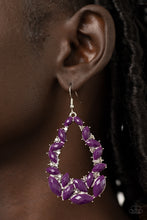 Load image into Gallery viewer, Paparazzi Accessories-Tenacious Treasure - Purple-Earrings
