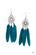 Load image into Gallery viewer, Paparazzi Accessories-Pretty in PLUMES - Blue

