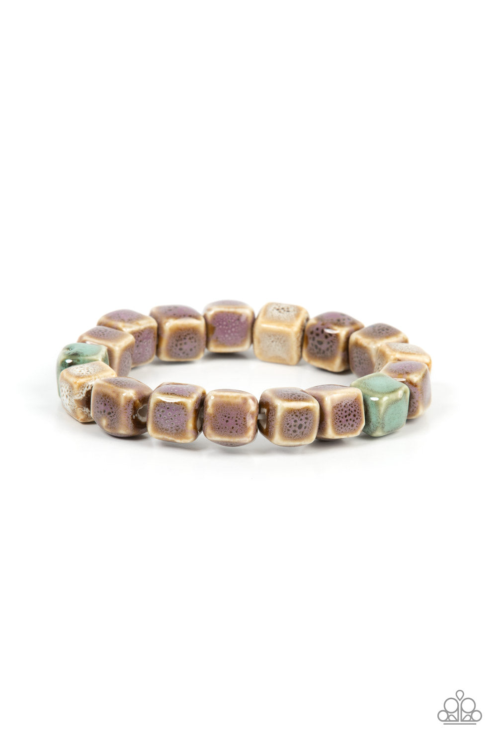 Paparazzi Accessories-Glaze Craze - Purple-Bracelet