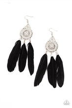Load image into Gallery viewer, Paparazzi Accessories-Pretty in PLUMES - Black
