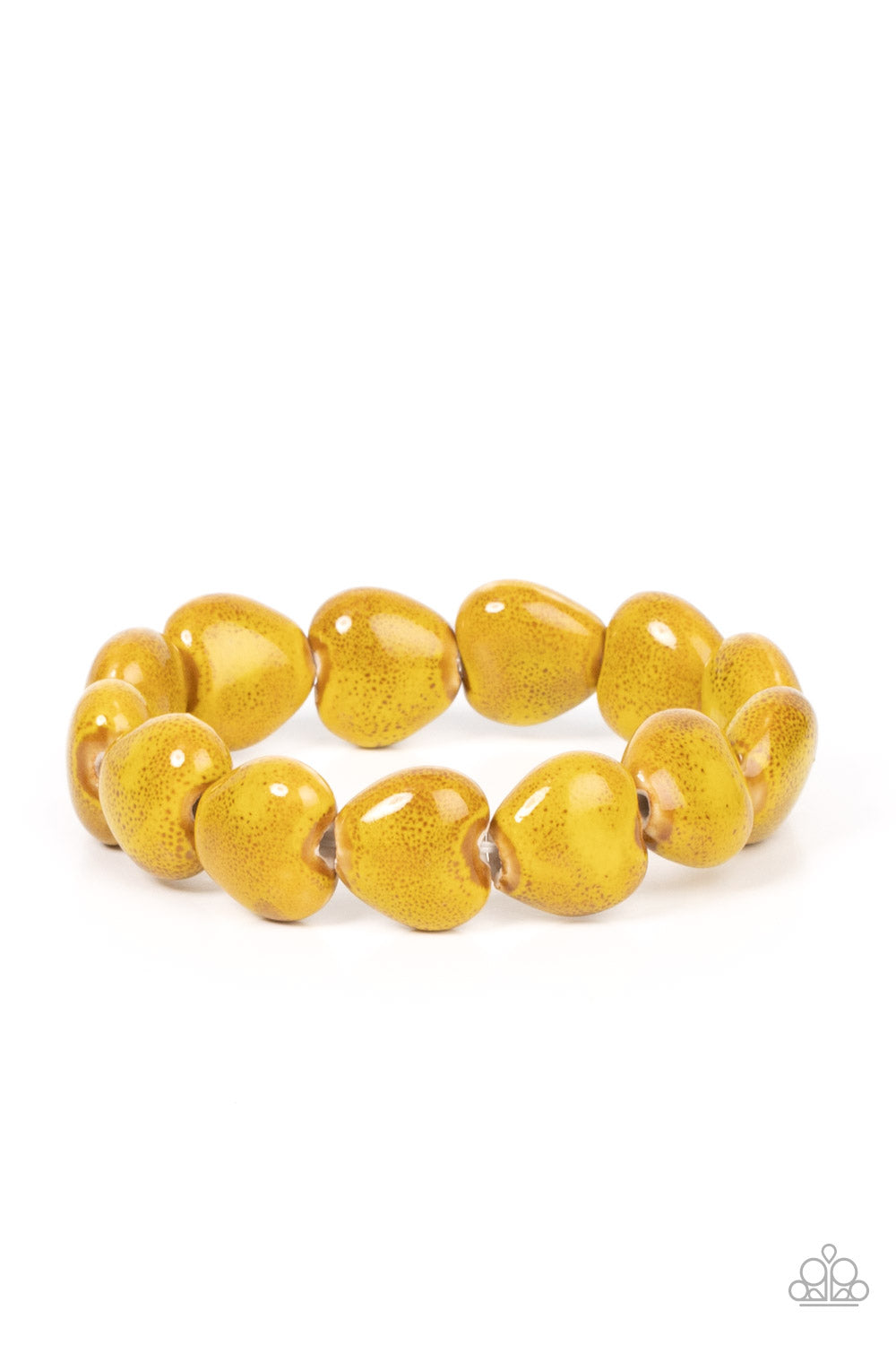 Paparazzi Accessories-GLAZE a Trail - Yellow