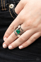 Load image into Gallery viewer, Paparazzi Accessories-Galactic Governess - Green

