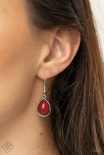 Load image into Gallery viewer, Paparazzi Accessories-Mediterranean Mystery - Red-Necklace
