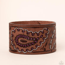Load image into Gallery viewer, Paparazzi Accessories-Paisley Pioneer - Purple
