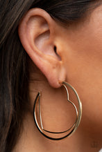 Load image into Gallery viewer, Paparazzi Accessories-Love Goes Around - Gold-Earrings

