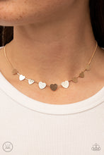 Load image into Gallery viewer, Paparazzi Accessories-Dainty Desire - Gold-Necklace

