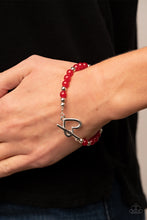 Load image into Gallery viewer, Paparazzi Accessories-Following My Heart - Red-Bracelet

