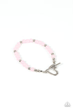 Load image into Gallery viewer, Paparazzi Accessories-Following My Heart - Pink-Bracelet

