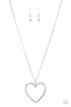 Load image into Gallery viewer, Paparazzi Accessories-Va-Va-VALENTINE - White-Necklace
