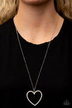 Load image into Gallery viewer, Paparazzi Accessories-Va-Va-VALENTINE - White-Necklace
