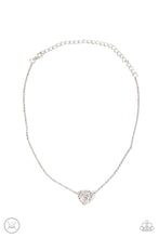 Load image into Gallery viewer, Paparazzi Accessories-Twitterpated Twinkle - White-Necklace
