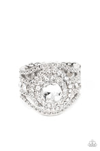 Load image into Gallery viewer, Paparazzi Accessories-Understated Drama - White-Ring

