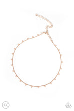 Load image into Gallery viewer, Paparazzi Accessories-Cupids Cutest Valentine - Rose Gold-Necklace
