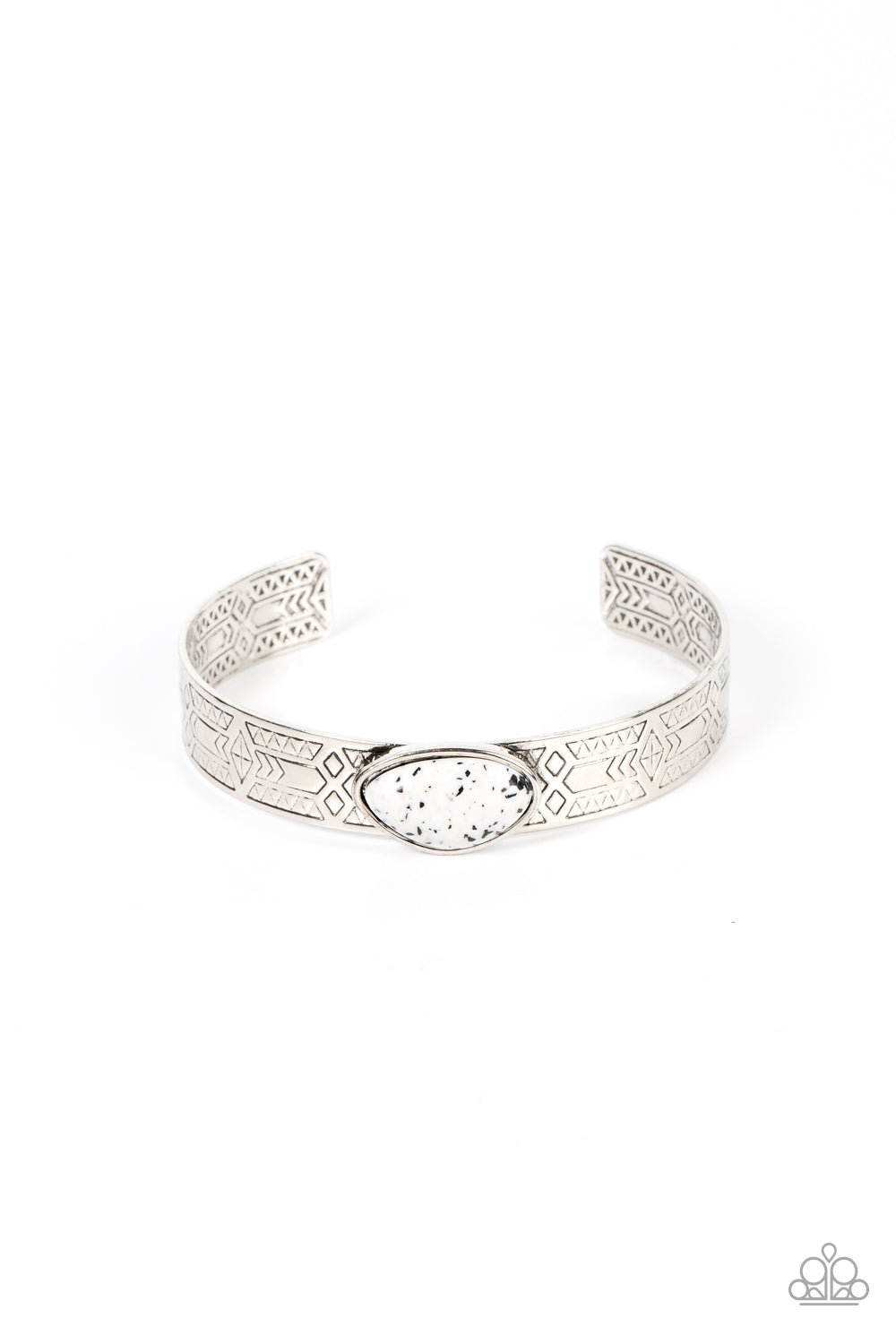 Paparazzi Accessories-Gobi Glyphs - White