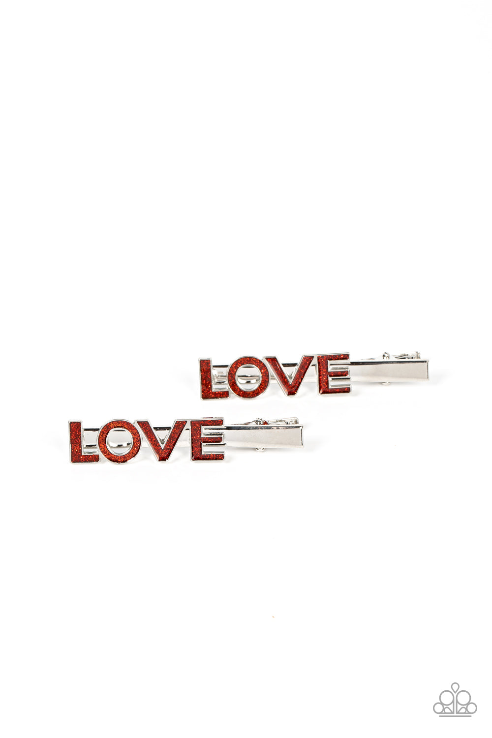 Paparazzi Accessories-Adored Adornment - Red-Hair Clip