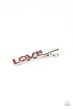 Load image into Gallery viewer, Paparazzi Accessories-Adored Adornment - Red-Hair Clip
