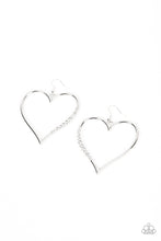 Load image into Gallery viewer, Paparazzi Accessories-Bewitched Kiss - White-Earrings
