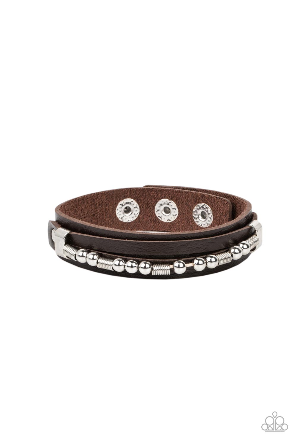 Paparazzi Accessories Easy on the Hardware - Brown