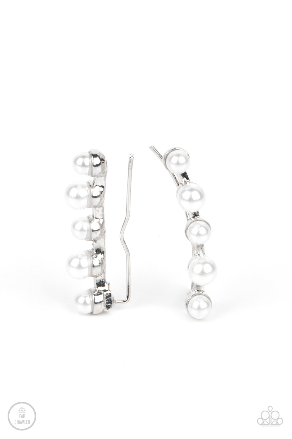 Paparazzi Accessories-Drop-Top Attitude - White