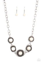 Load image into Gallery viewer, Paparazzi Accessories Homestead Harmony - White Paparazzi Necklace
