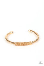 Load image into Gallery viewer, Paparazzi Accessories-CABLE-Minded - Gold
