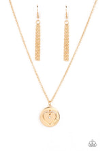 Load image into Gallery viewer, Paparazzi Accessories-Heart Full of Faith - Gold
