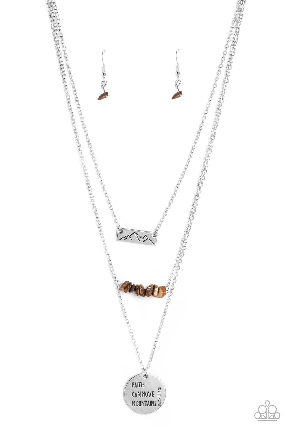 Paparazzi Accessories-Miracle Mountains - Brown