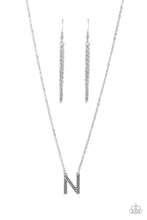 Load image into Gallery viewer, Paparazzi Accessories-Leave Your Initials - Silver - N
