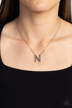 Load image into Gallery viewer, Paparazzi Accessories-Leave Your Initials - Silver - N
