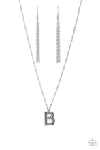 Load image into Gallery viewer, Paparazzi Accessories-Leave Your Initials - Silver - B
