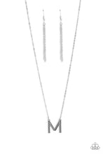 Load image into Gallery viewer, Paparazzi Accessories-Leave Your Initials - Silver - M
