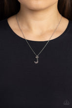 Load image into Gallery viewer, Paparazzi Accessories-Leave Your Initials - Silver - J
